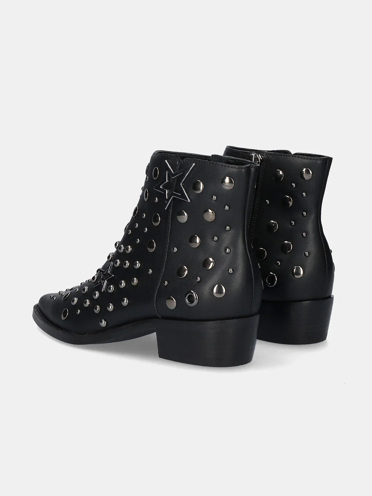 BOTINS BE FREE MILAN 060 BLACK BLACK PEWTER - Image 6