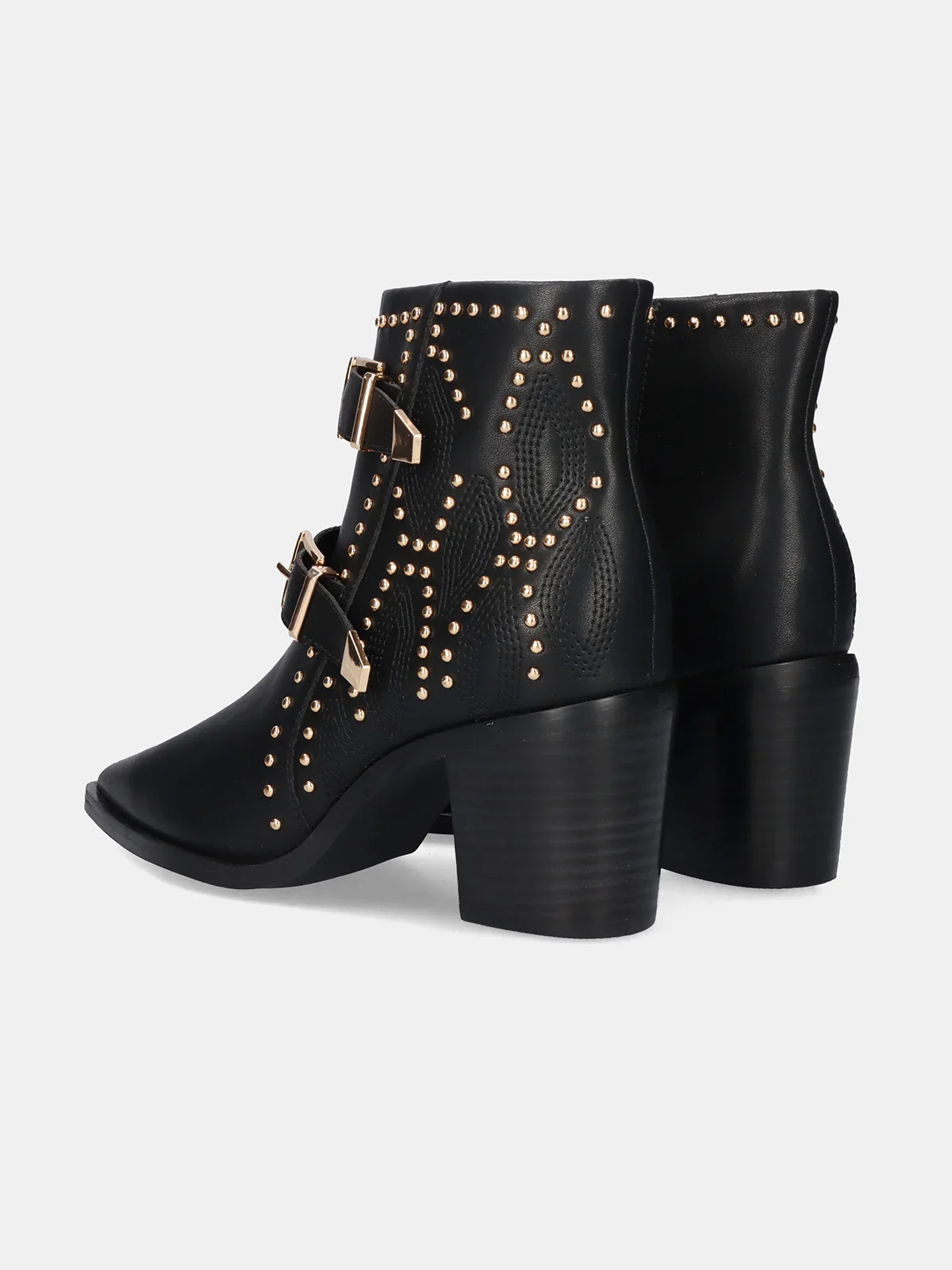 BOTINS BEFREE - NAPOLES-022 BLACK/GOLD - Image 3