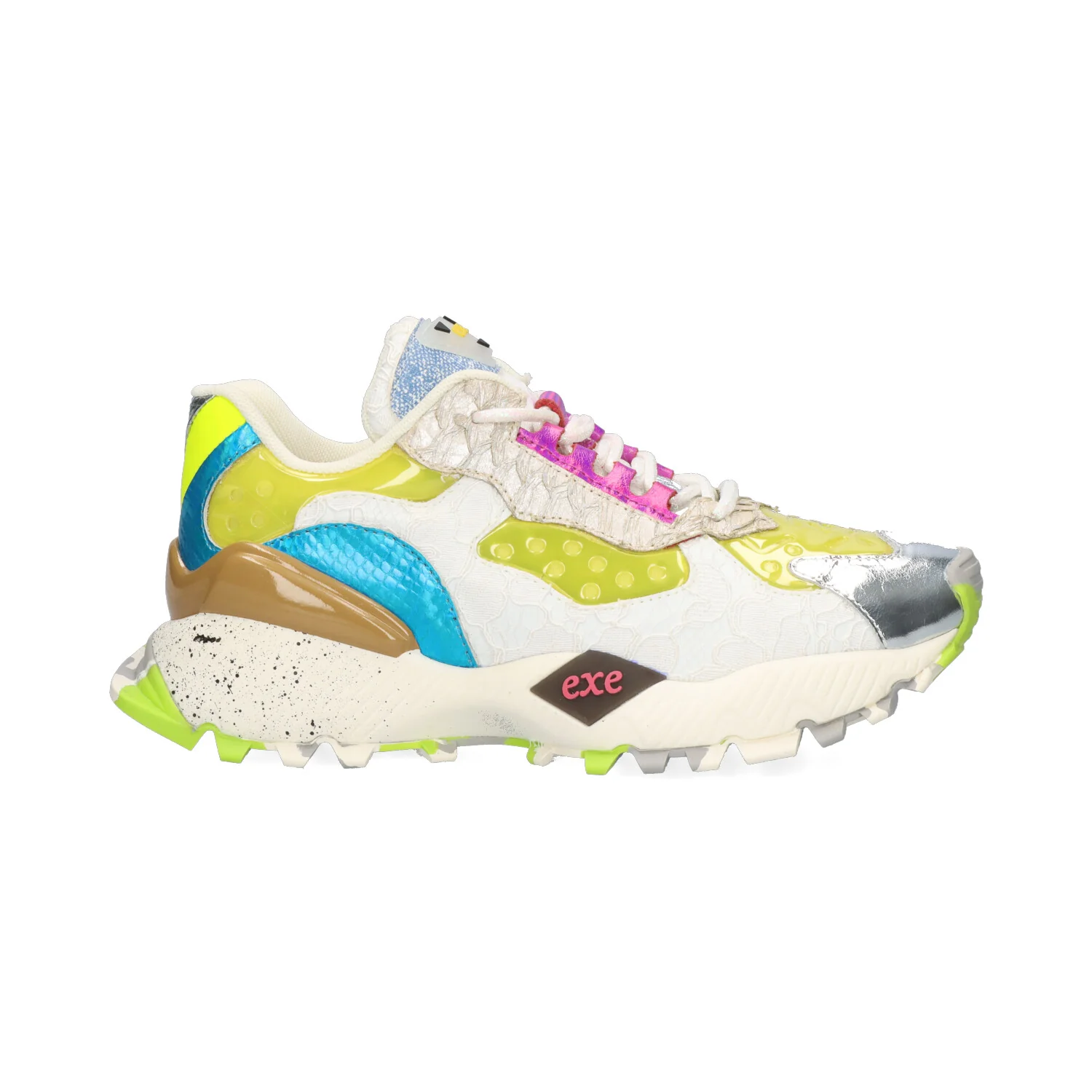 SAPATILHA D-134-161 SILVER/YELLOW