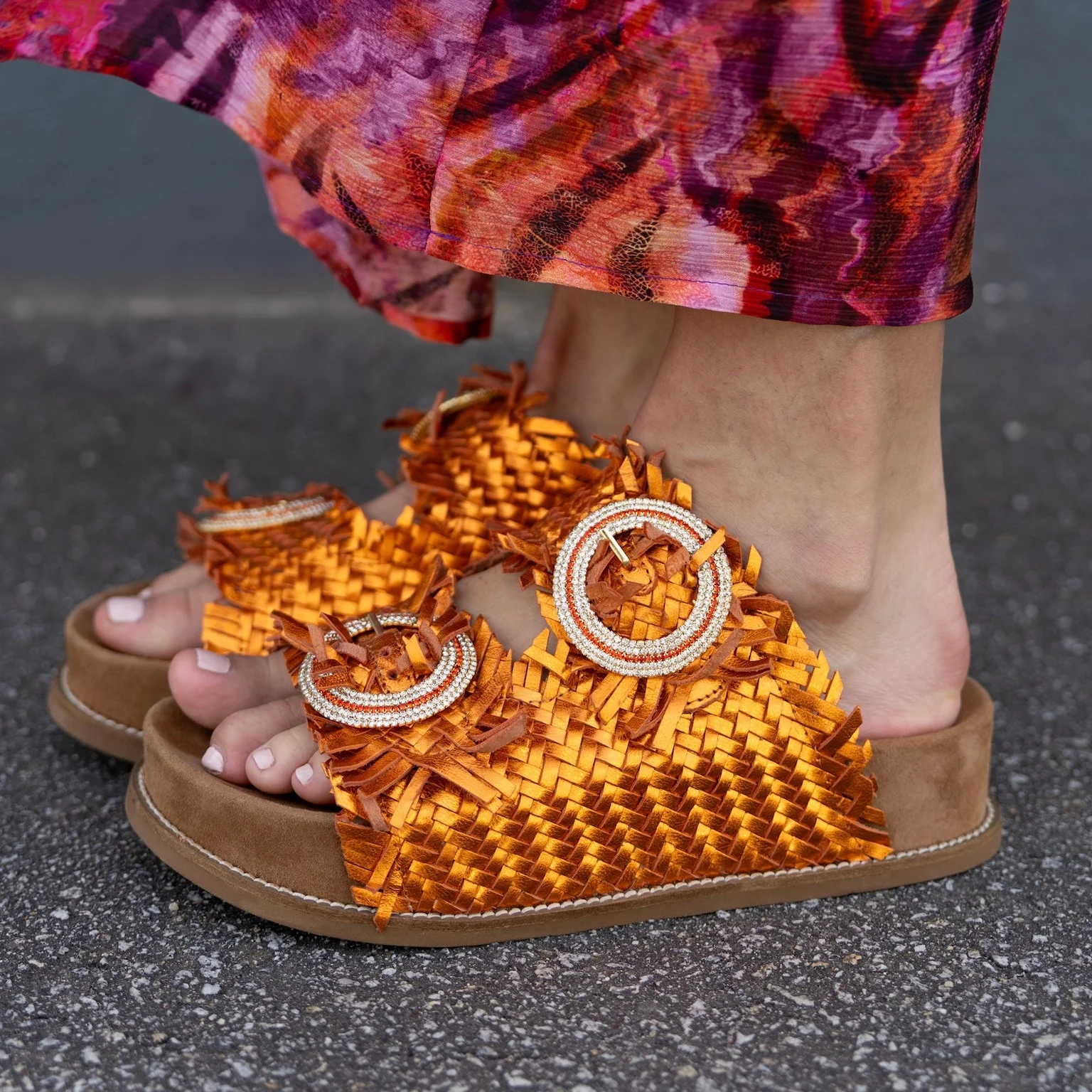 SANDALIAS ABF-97 2428-HEEL ORANGE - Image 2