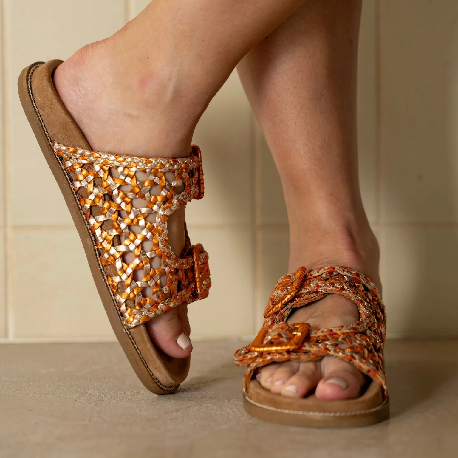 SANDALIAS ABF-97 3950K-FUSBY ORANGE/MULTI - Image 2