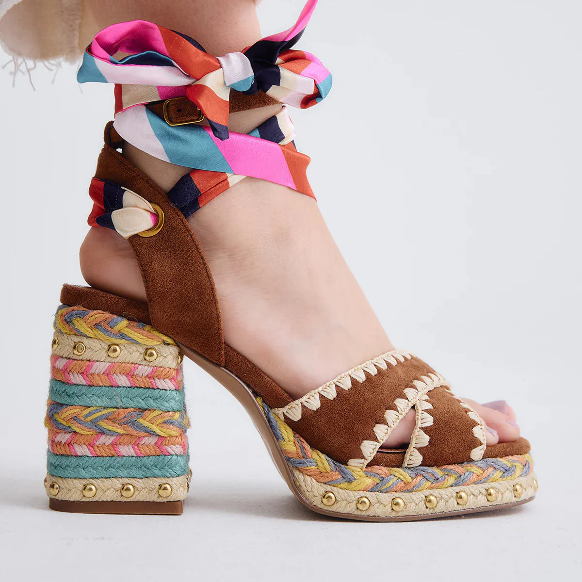 SANDALIAS EXE HAVANA-448 TAN MULTI