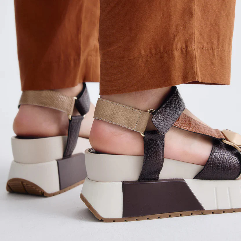 SANDALIAS EXE OLIVIA-934 BROWN/TAN - Image 2