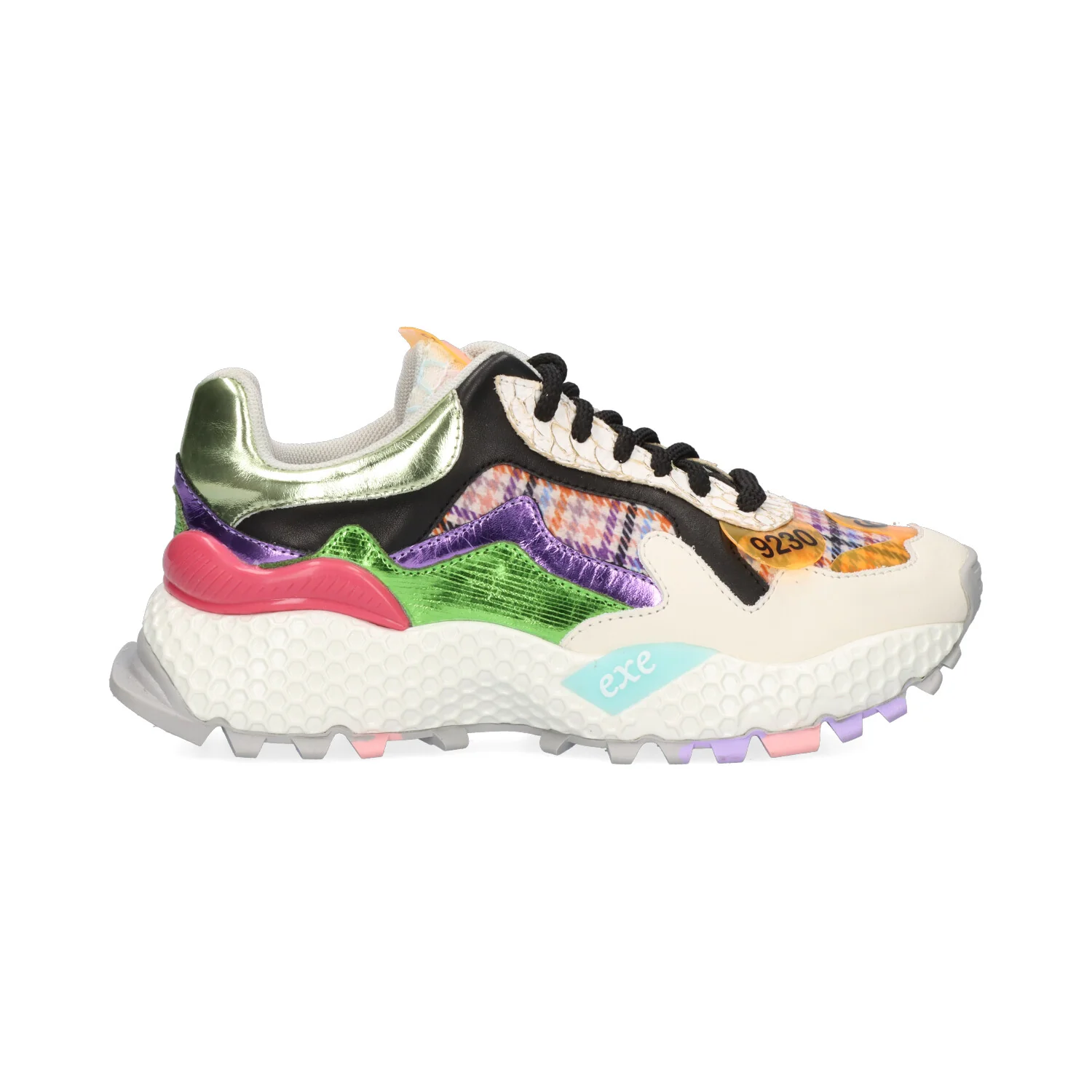 SAPATILHA EXE 3020-2 BEIGE/PURPLE