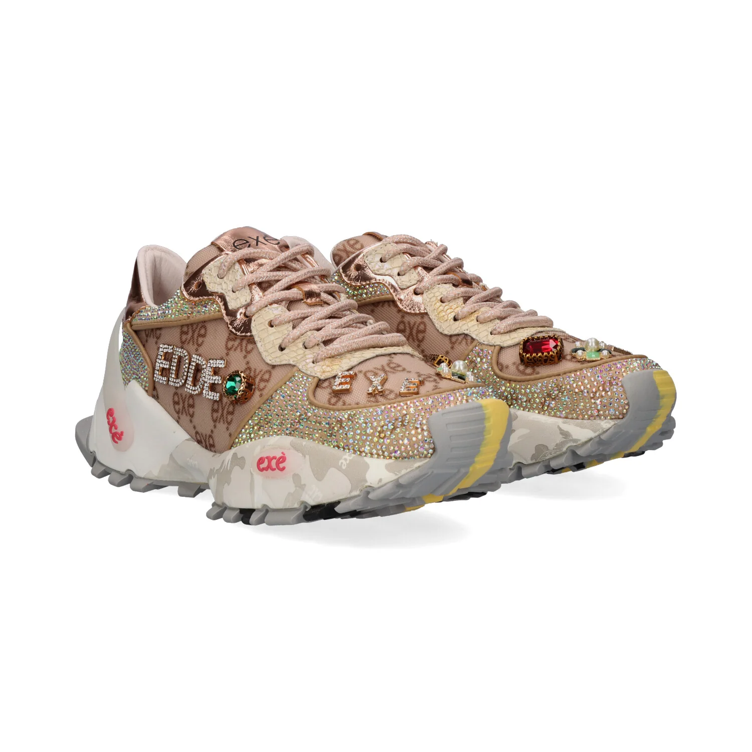 SAPATILHA EXE 4032-20 TAUPE/CHAMPAGNE - Image 2