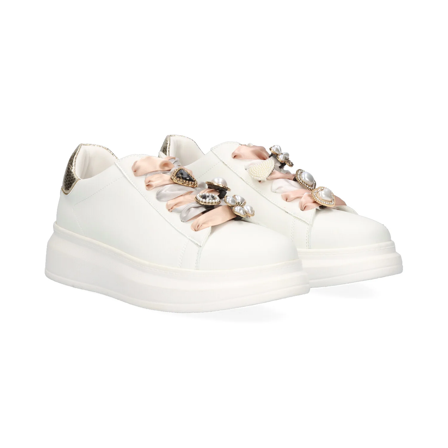 SAPATILHA EXE 66-52EX11 WHITE/GOLD - Image 2