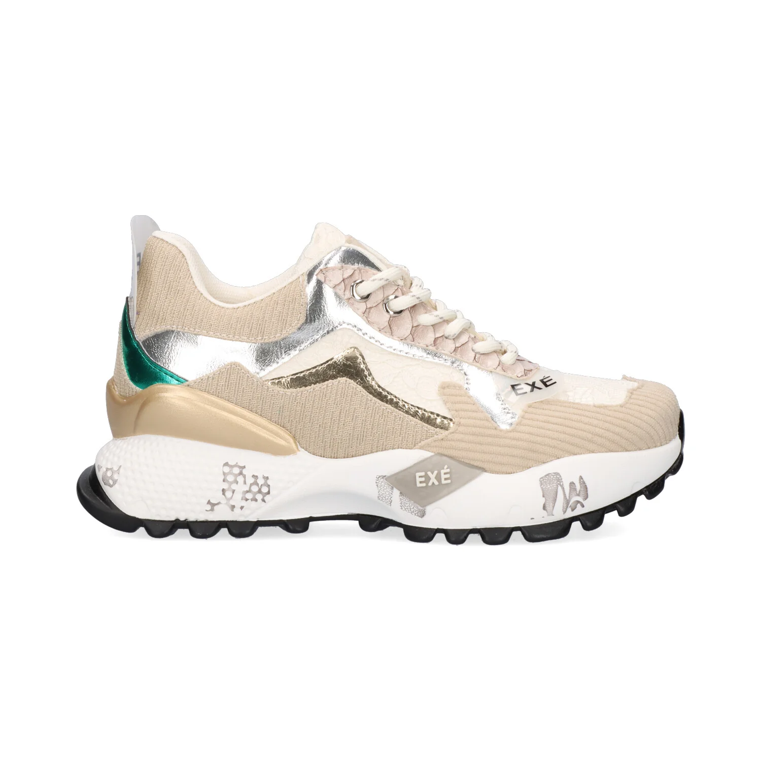 SAPATILHA EXE D190608-13B BEIGE