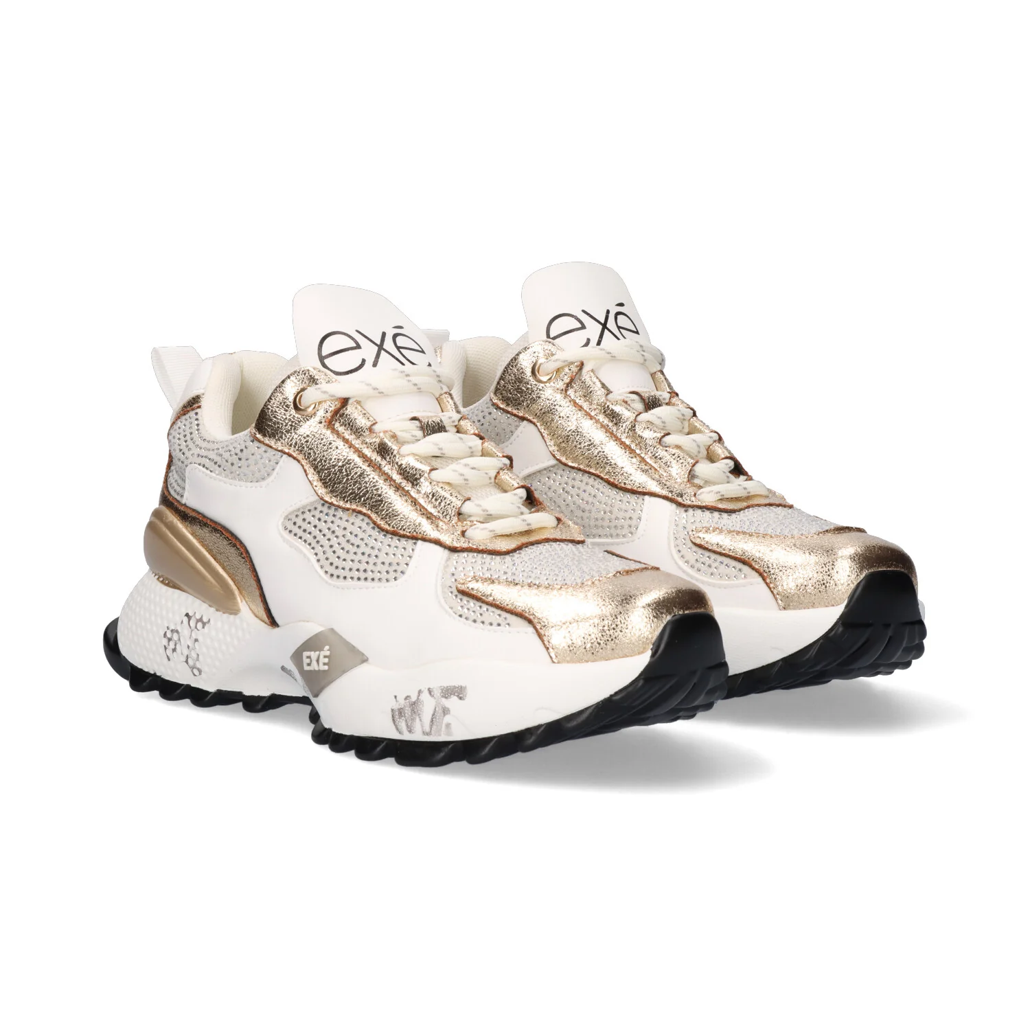 SAPATILHA EXE D190608-22A WHITE/GOLD - Image 2